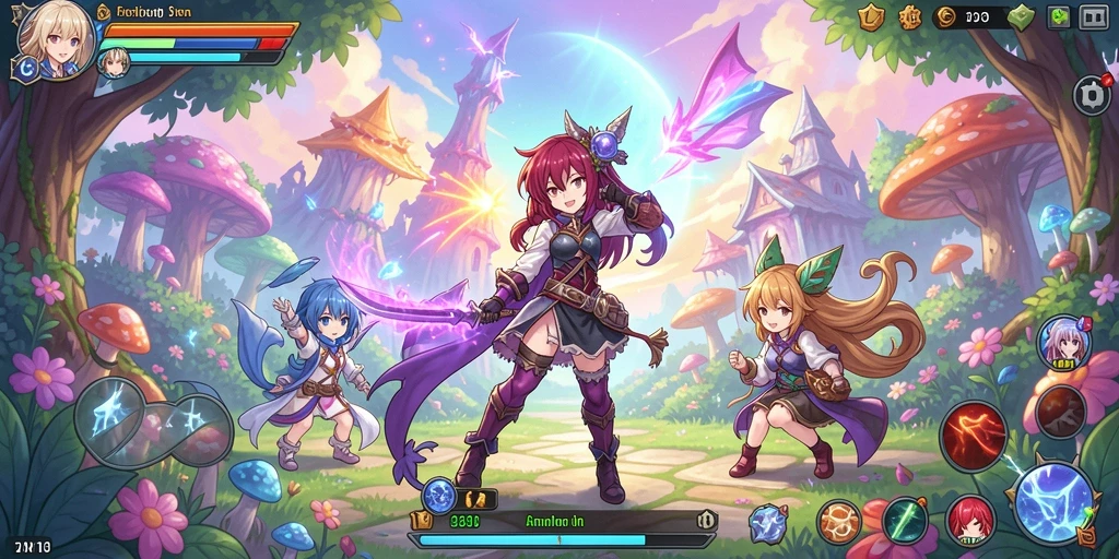 Tangkapan layar yang menunjukkan grafis menakjubkan dari gameplay.
