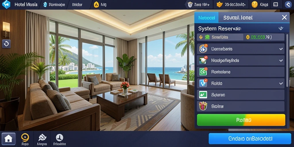 Screenshot aplikasi 77RT yang menampilkan menu utama.