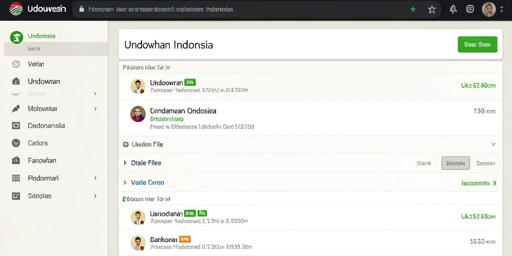 Tampilan antarmuka yang memudahkan navigasi.