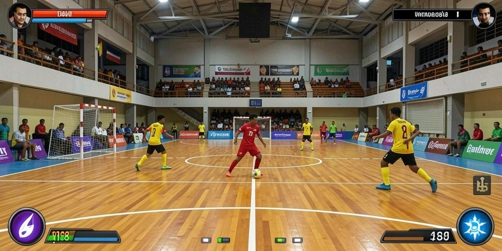 Tangkapan layar menampilkan karakter utama yang siap beraksi.